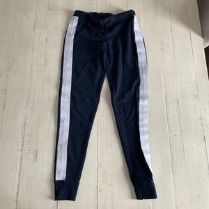 Monrow Skinny Navy Women's sweatpants with stars